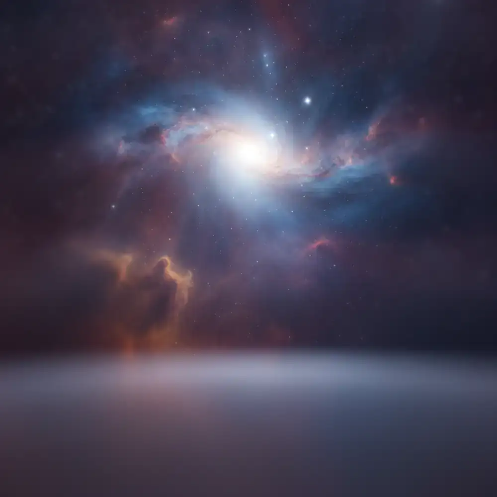 Fundo desfocado de espaço